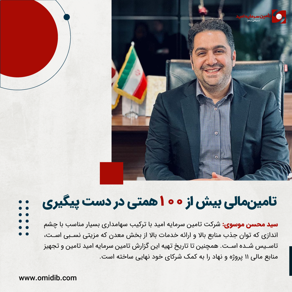 تامین مالی بیش از ۱۰۰همتی