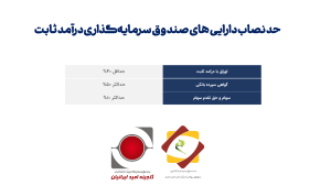 حد نصاب دارایی های صندوق سرمایه‌گذاری درآمد ثابت